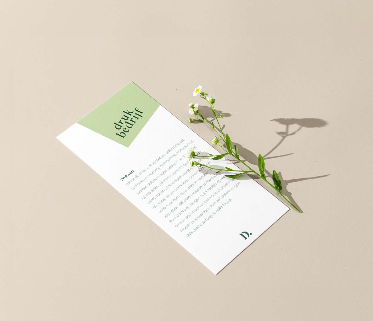 duurzame flyers drukken