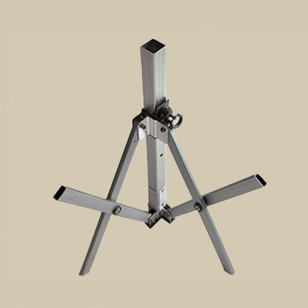 Close up aluminium tentframe