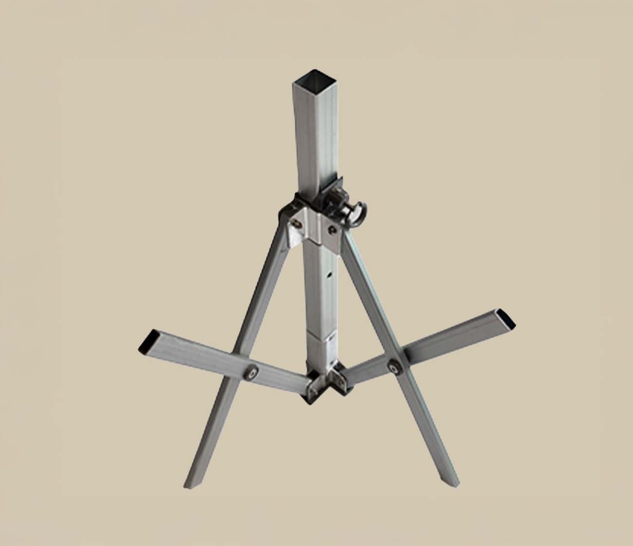 Close up aluminium tentframe