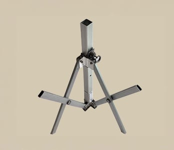 Close up aluminium tentframe