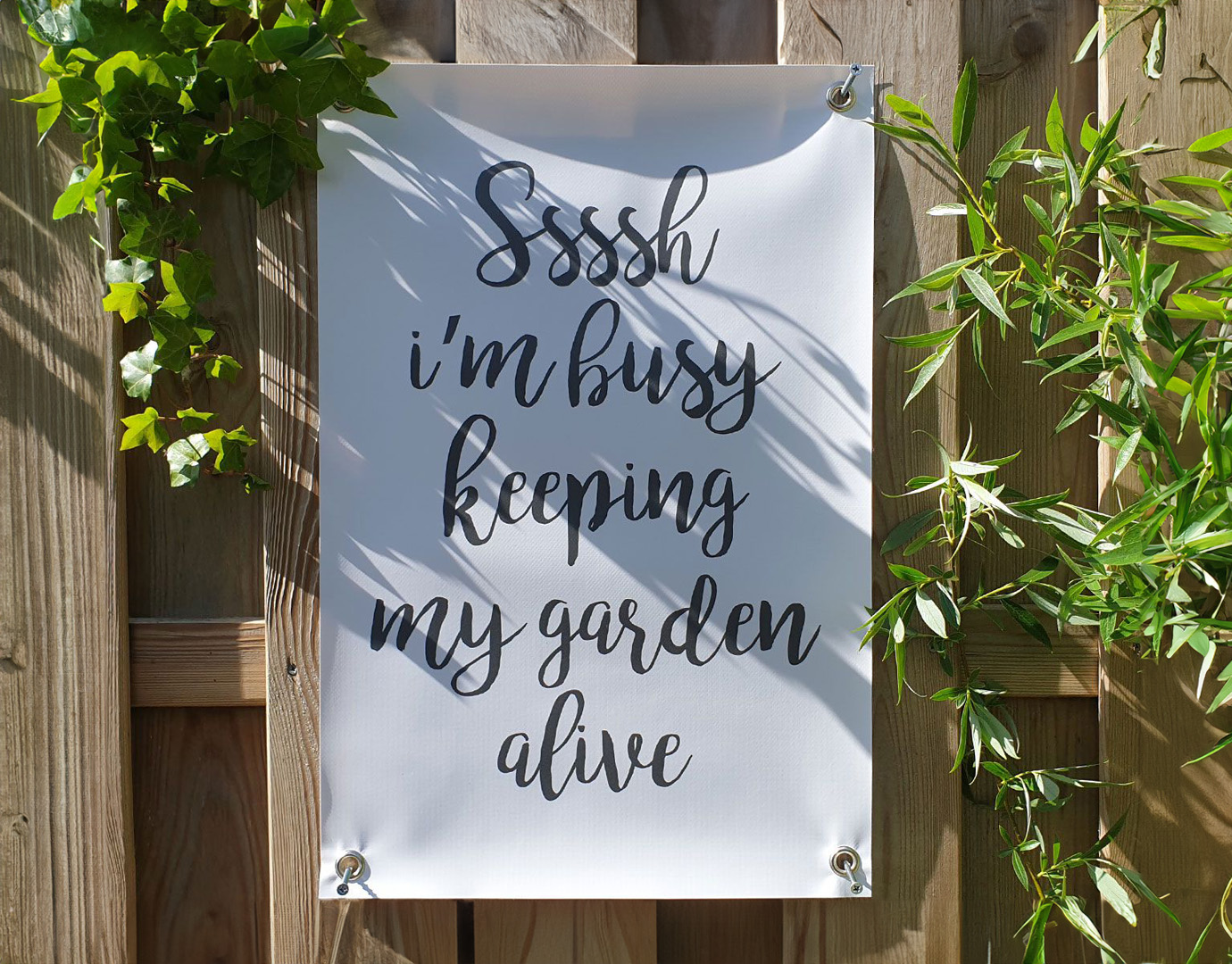 9x gratis designs voor een geweldige tuinposter