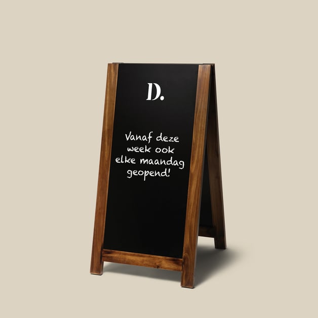 krijtstoepbord buiten