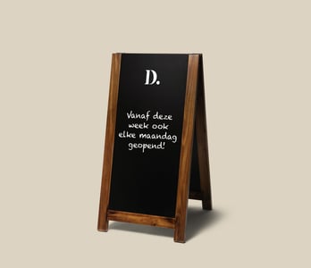 krijtstoepbord buiten