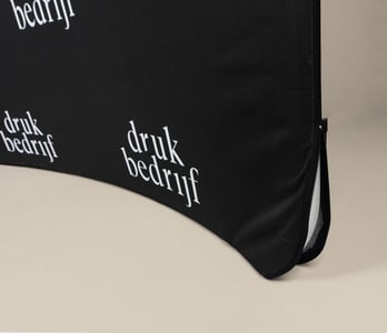 Full color Zip wall voor beurzen en events