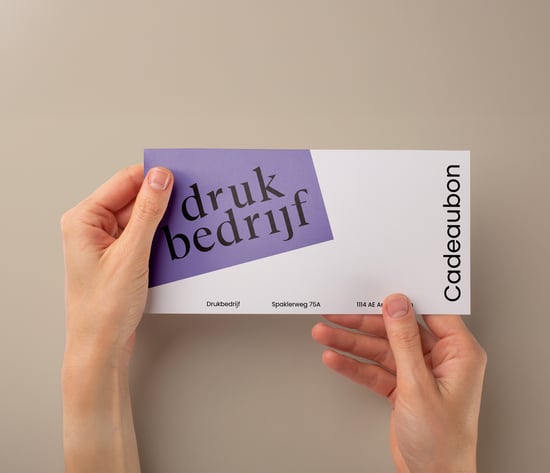 Gepersonaliseerde cadeaubonnen voor klanten en personeel