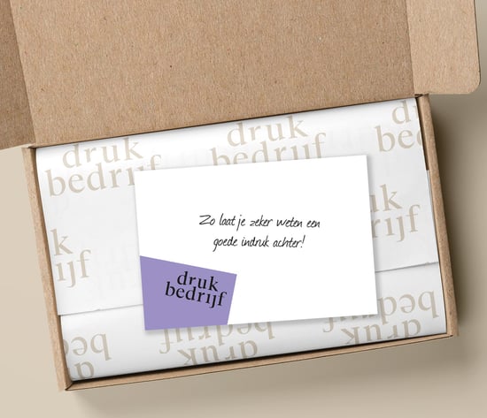 Full color complimentkaartjes voor marketing en promotie