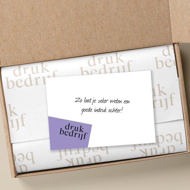 Full color complimentkaartjes voor marketing en promotie