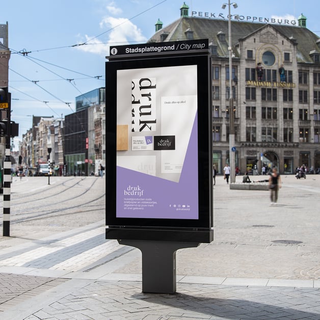 Abri poster bedrukken voor buitenreclame