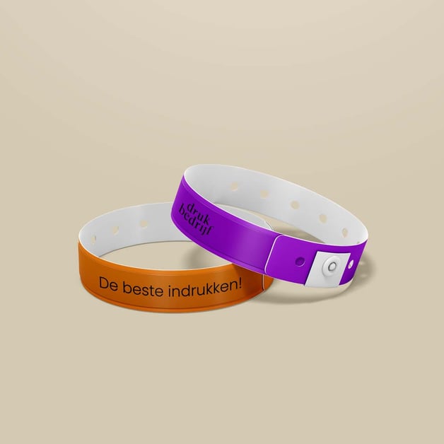 Vinyl polsbandjes bedrukken