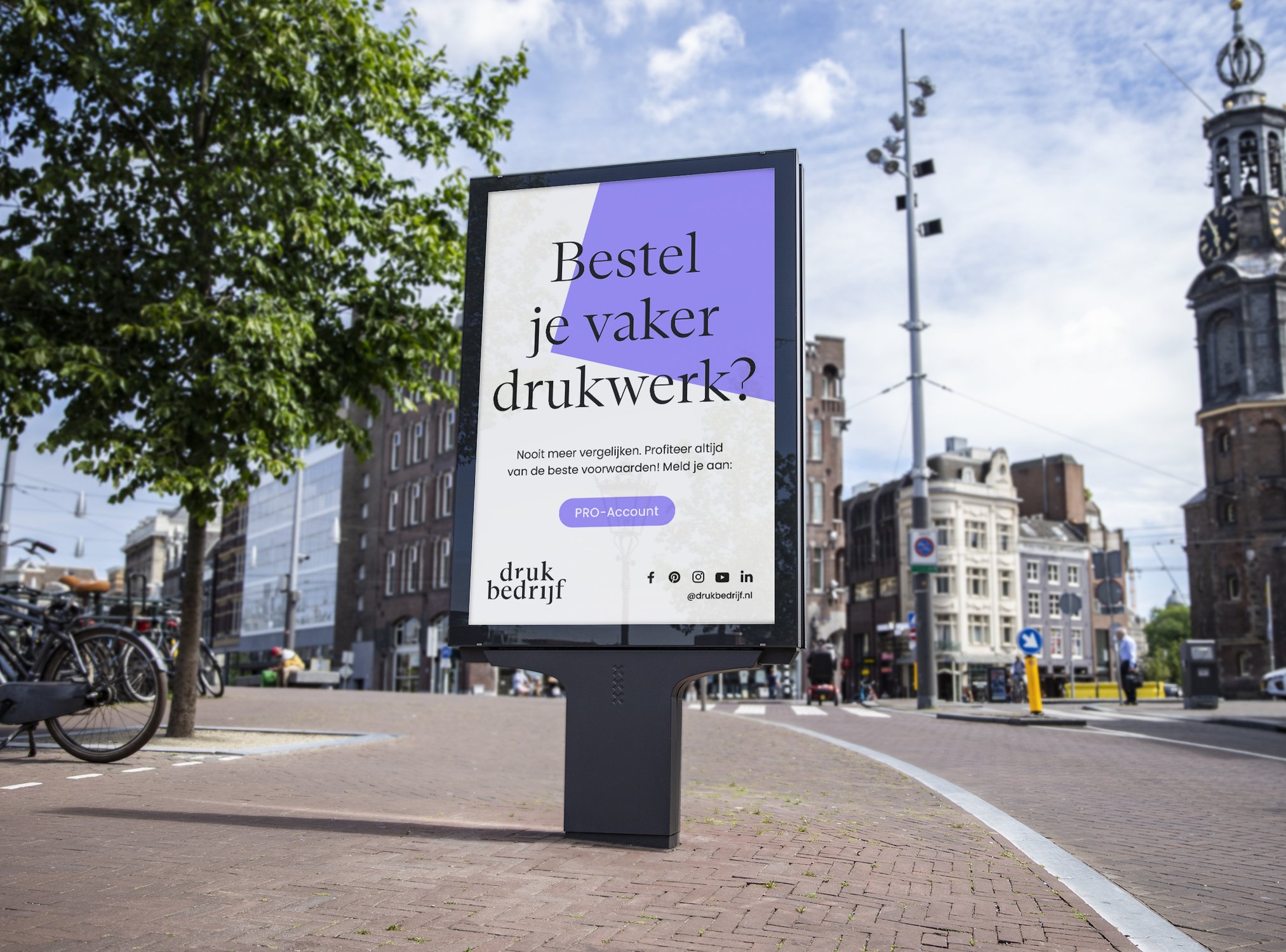 Meld je aan voor het Drukbedrijf Pro Account