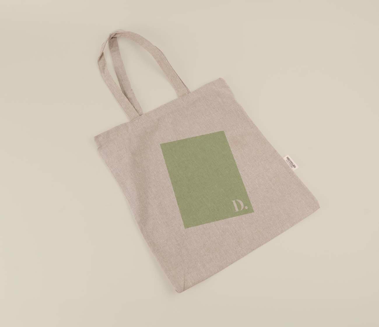 Gerecyclede canvas tassen met logo bestellen