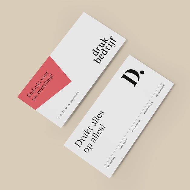 Stijlvolle with compliments cards voor zakelijk gebruik