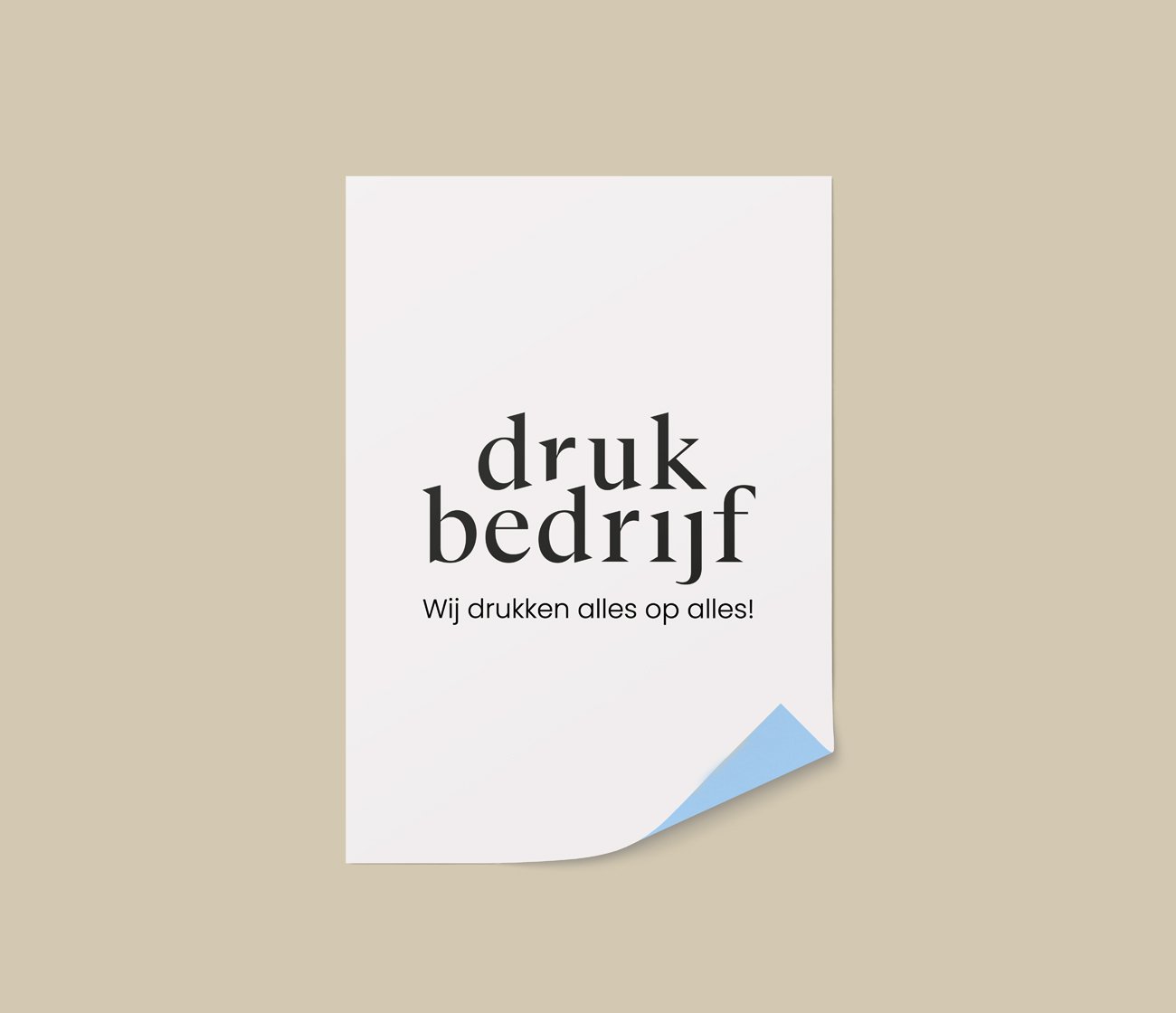 Stoepbord poster voor horeca en evenementen