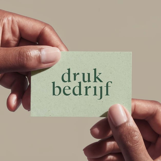 groeipapier visitekaartjes bedrukken