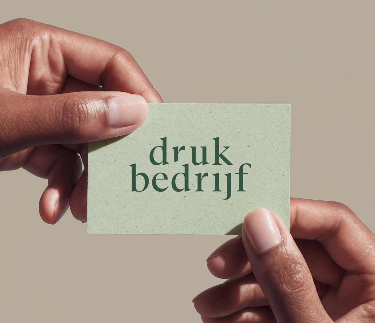 groeipapier visitekaartjes bedrukken