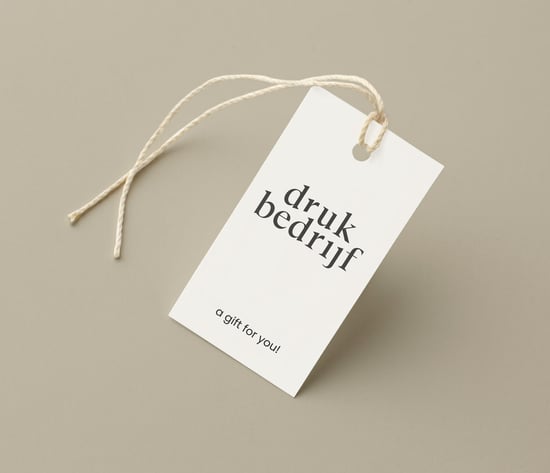 Cadeaulabels bedrukt met eigen logo of ontwerp