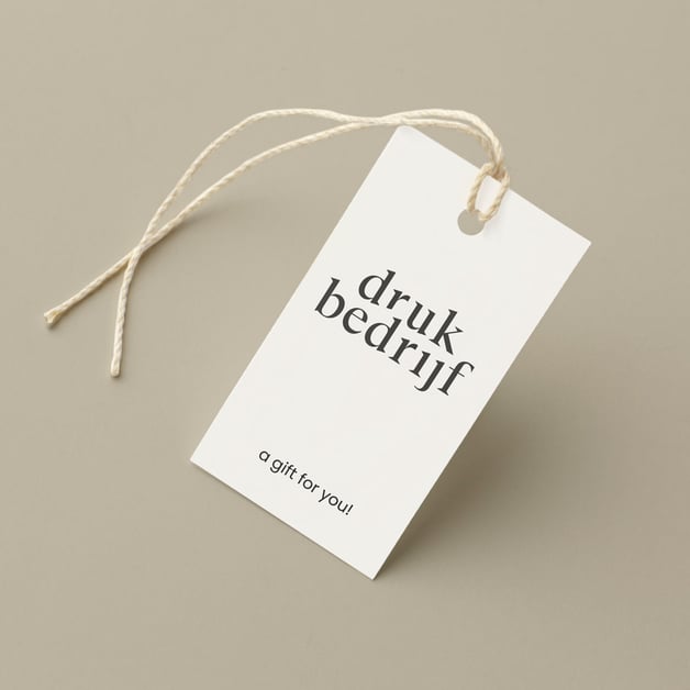 Cadeaulabels bedrukt met eigen logo of ontwerp