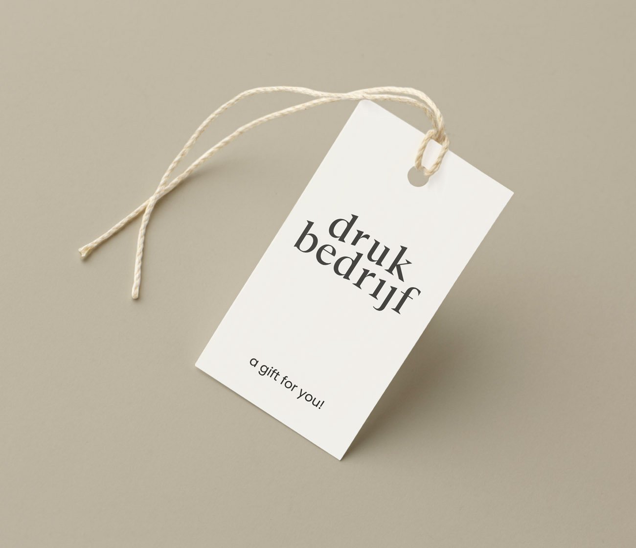 Cadeaulabels bedrukt met eigen logo of ontwerp