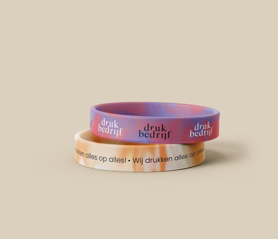 Rubberen polsbandjes bedrukken