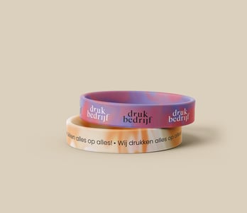 Rubberen polsbandjes bedrukken