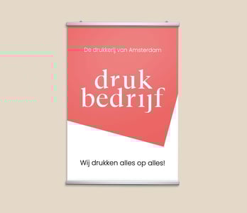 Aluminium bannerrail voor indoor en outdoor gebruik