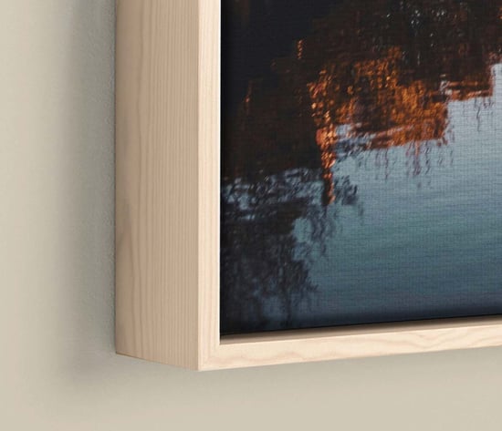 Foto op canvas lijst