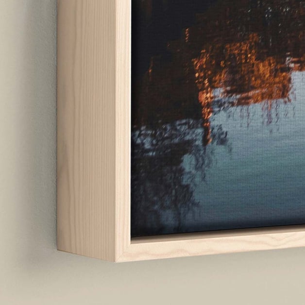 Foto op canvas lijst