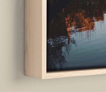 Foto op canvas lijst