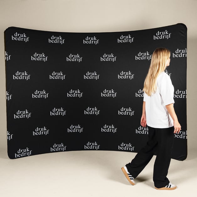 Opvallende Zip wall voor winkel of kantoor