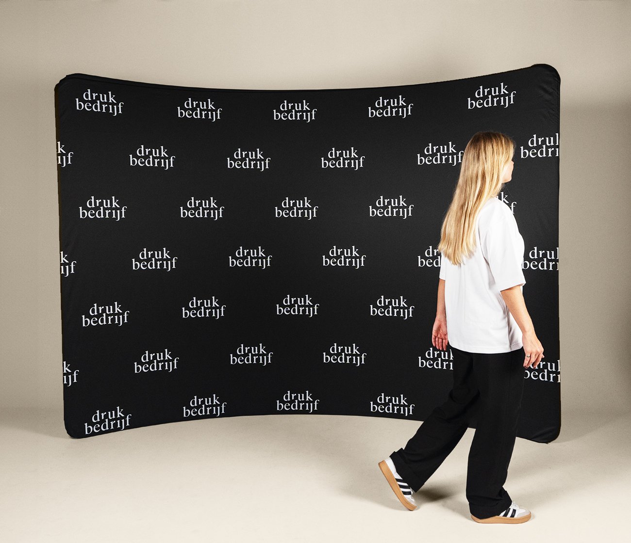 Opvallende Zip wall voor winkel of kantoor