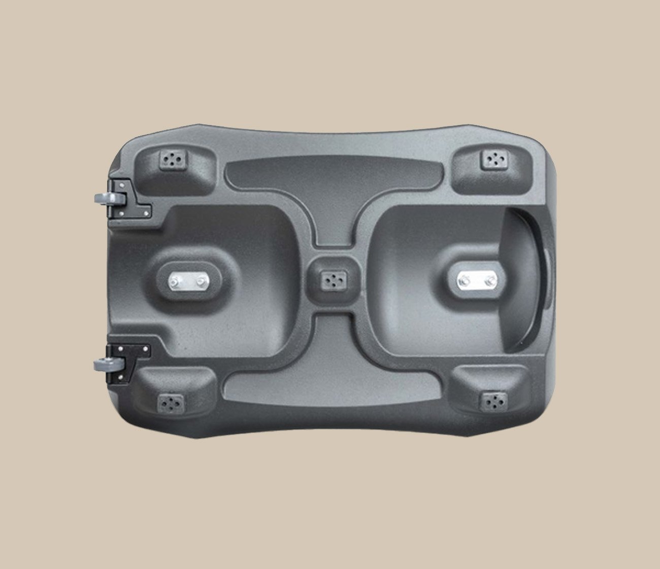 Onderkant stoepbord watertank