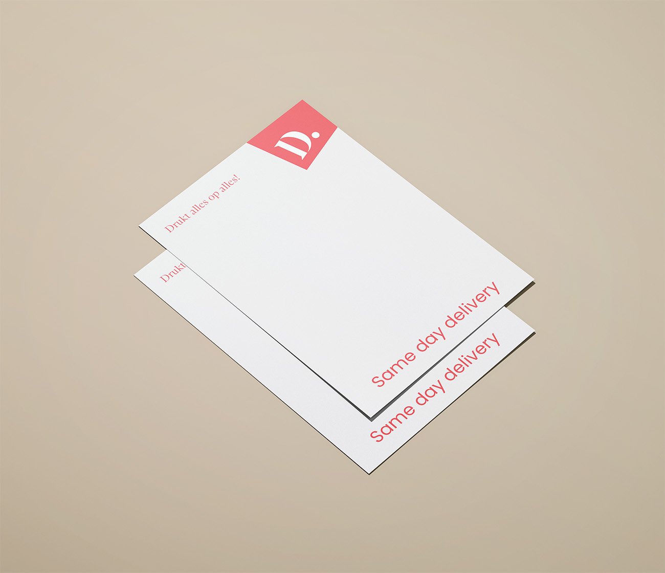 Gepersonaliseerd briefpapier snel bedrukt en geleverd