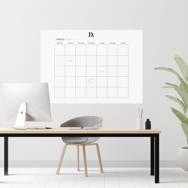 Zelfklevende whiteboard stickers voor brainstorms