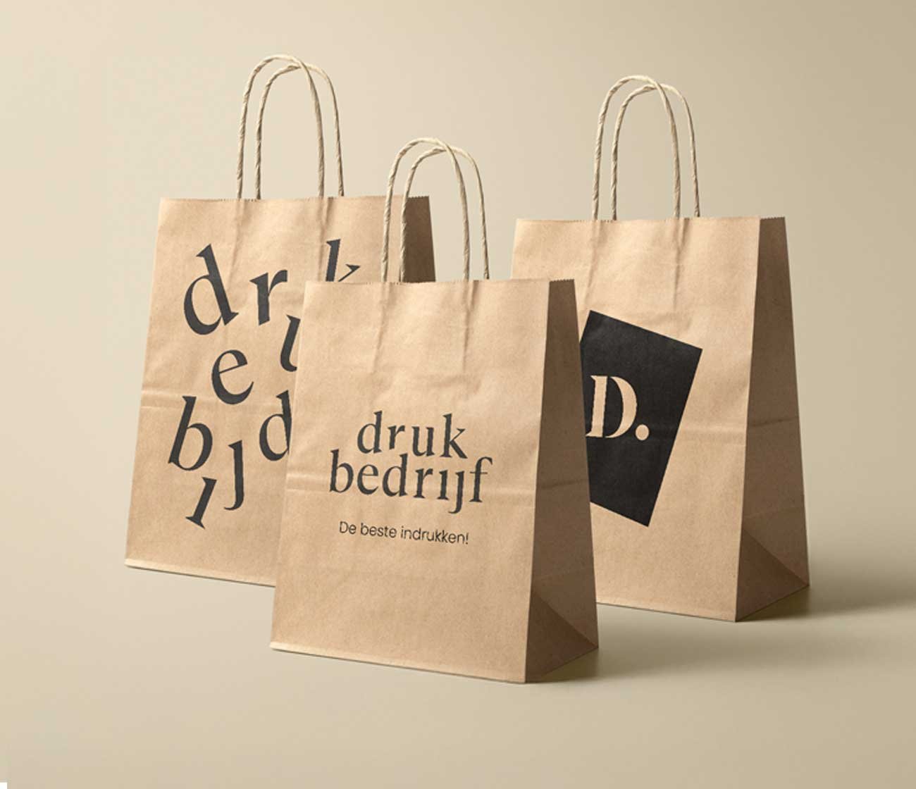 Papieren tassen bedrukken