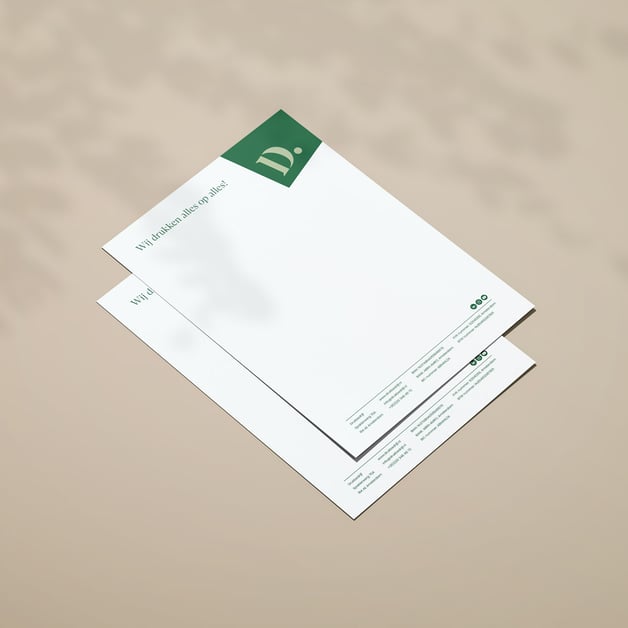 Milieuvriendelijk briefpapier voor zakelijke branding