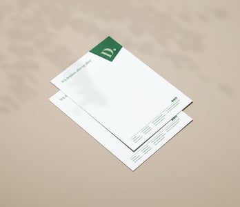 Milieuvriendelijk briefpapier voor zakelijke branding