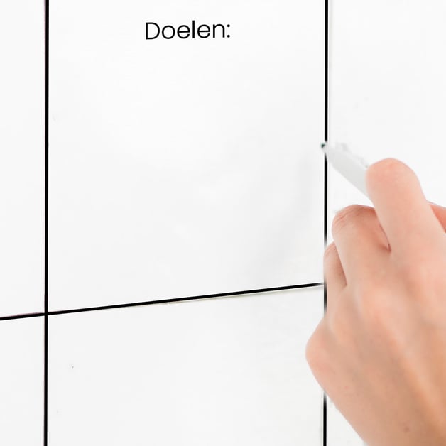 Gepersonaliseerde whiteboard stickers met logo