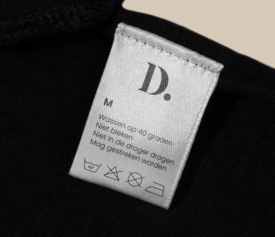 kledinglabels met logo