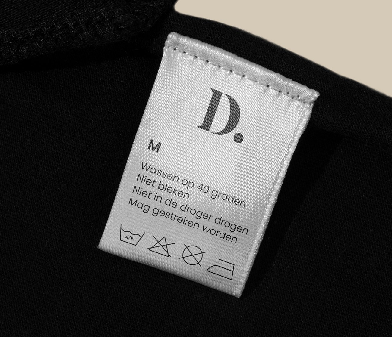 kledinglabels met logo