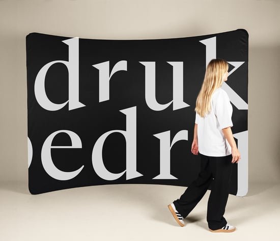 Zip wall bedrukken met eigen logo