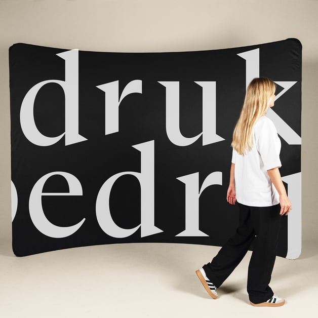 Zip wall bedrukken met eigen logo