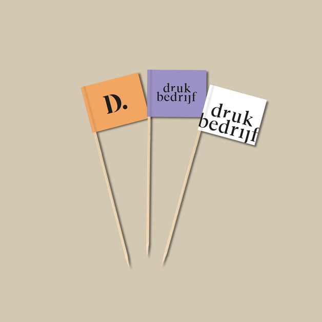 Hamburger prikkers bedrukken