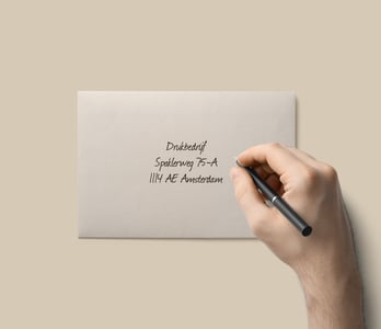 Compost-Envelop-Stapel