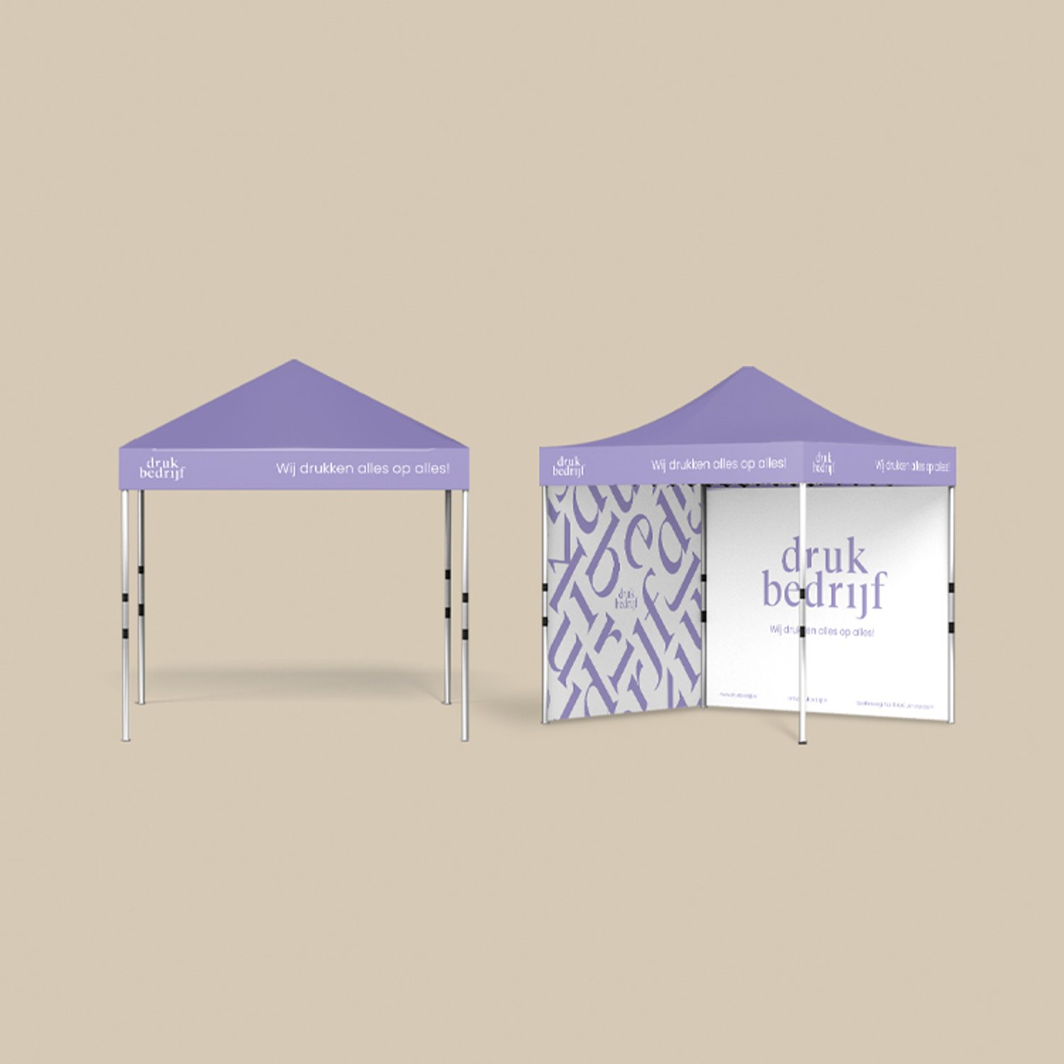 partytent met bedrukking