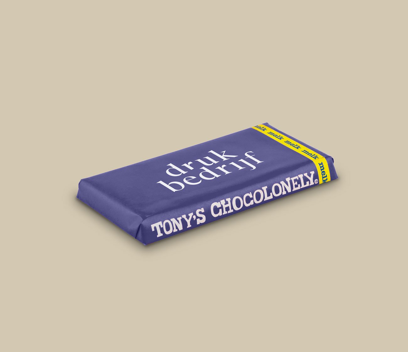 Tony chocolonely reep met logo