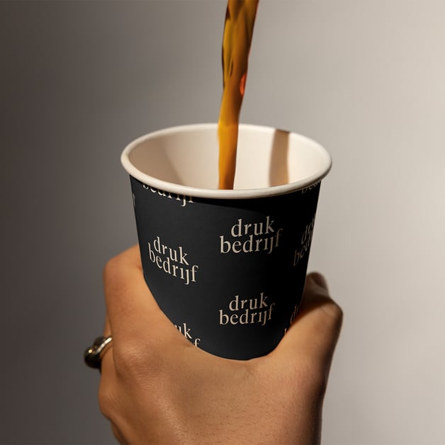 Kartonnen beker enkelwandig