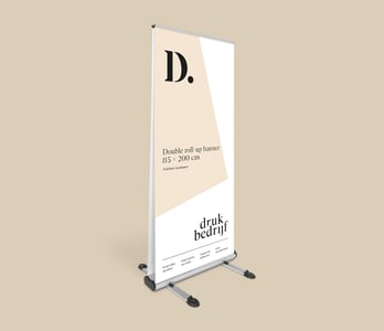 Roll up banner tweezijdig