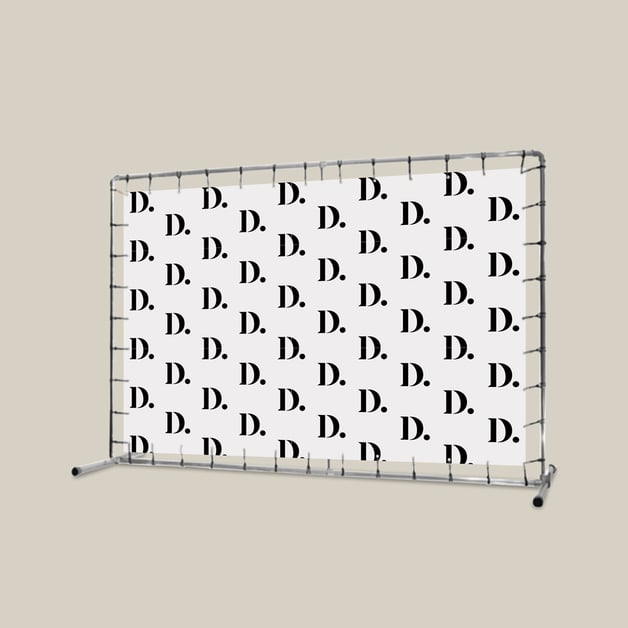 Duurzame banner voor promotie en marketing