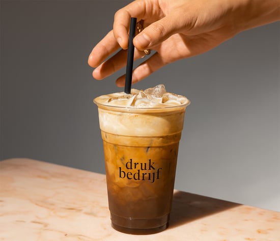 Bedrukte plastic bekers