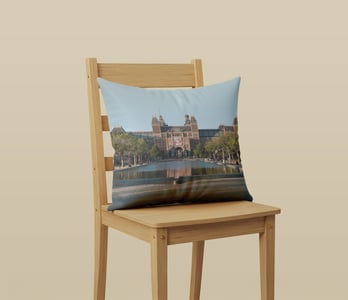 Foto op kussen drukken